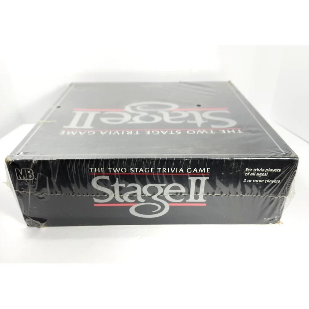 1985 VTG Milton Bradley Stage II the Two Stage Trivia Game New Sealed‎